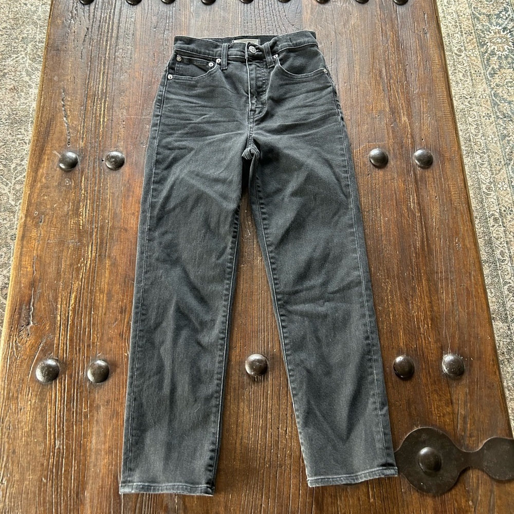 Madewell Women's Black Straight Leg Jeans